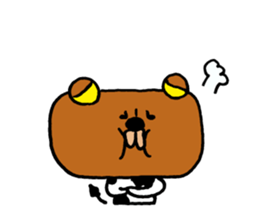 cowBear. sticker #8704616