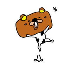 cowBear. sticker #8704618