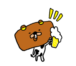 cowBear. sticker #8704624