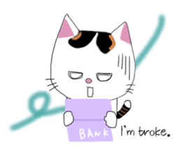 Kuro's daily life 12 English version sticker #8704760