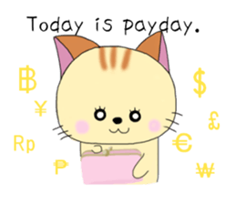 Kuro's daily life 12 English version sticker #8704761