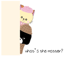 Kuro's daily life 12 English version sticker #8704763