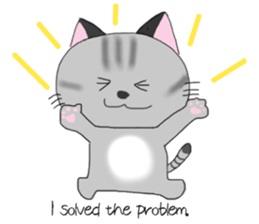 Kuro's daily life 12 English version sticker #8704767