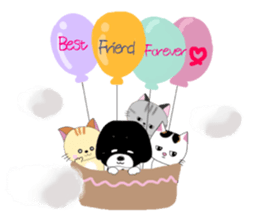 Kuro's daily life 12 English version sticker #8704777