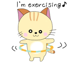 Kuro's daily life 12 English version sticker #8704781