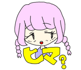 komekawaii,girls sticker #8705371