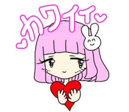 komekawaii,girls sticker #8705377