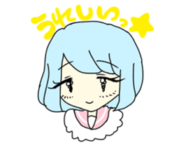 komekawaii,girls sticker #8705379