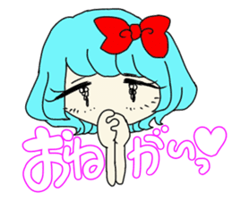 komekawaii,girls sticker #8705391
