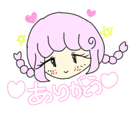 komekawaii,girls sticker #8705409