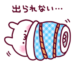 Dependent Rabbit! "Winter version" sticker #8705413