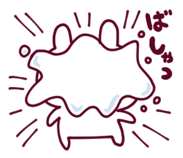 Dependent Rabbit! "Winter version" sticker #8705417