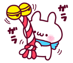 Dependent Rabbit! "Winter version" sticker #8705449