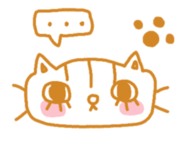 Shita-matsu Nako(bottom-eyelash Cat) sticker #8706010