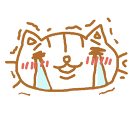 Shita-matsu Nako(bottom-eyelash Cat) sticker #8706012