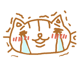 Shita-matsu Nako(bottom-eyelash Cat) sticker #8706012