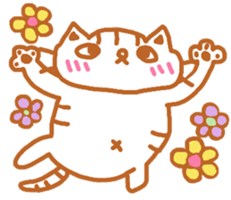 Shita-matsu Nako(bottom-eyelash Cat) sticker #8706014