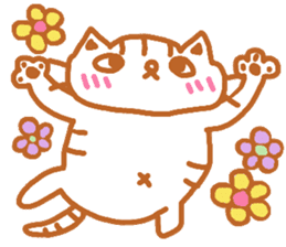 Shita-matsu Nako(bottom-eyelash Cat) sticker #8706014