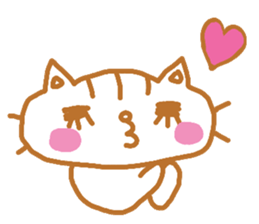 Shita-matsu Nako(bottom-eyelash Cat) sticker #8706015