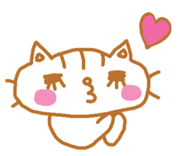 Shita-matsu Nako(bottom-eyelash Cat) sticker #8706015