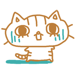 Shita-matsu Nako(bottom-eyelash Cat) sticker #8706018