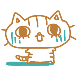 Shita-matsu Nako(bottom-eyelash Cat) sticker #8706018