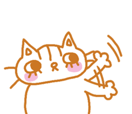 Shita-matsu Nako(bottom-eyelash Cat) sticker #8706019