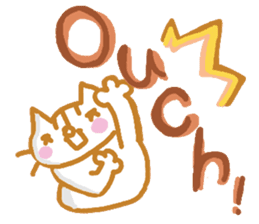 Shita-matsu Nako(bottom-eyelash Cat) sticker #8706022
