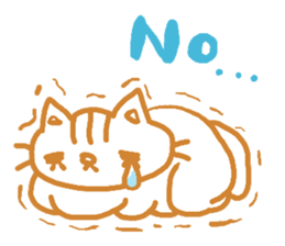 Shita-matsu Nako(bottom-eyelash Cat) sticker #8706023