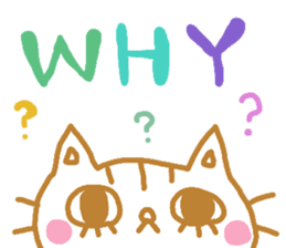 Shita-matsu Nako(bottom-eyelash Cat) sticker #8706024