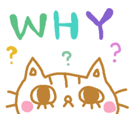 Shita-matsu Nako(bottom-eyelash Cat) sticker #8706024