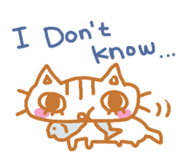 Shita-matsu Nako(bottom-eyelash Cat) sticker #8706029