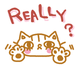 Shita-matsu Nako(bottom-eyelash Cat) sticker #8706030