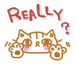 Shita-matsu Nako(bottom-eyelash Cat) sticker #8706030