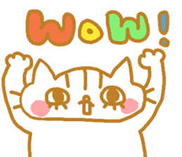 Shita-matsu Nako(bottom-eyelash Cat) sticker #8706033