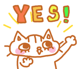 Shita-matsu Nako(bottom-eyelash Cat) sticker #8706035