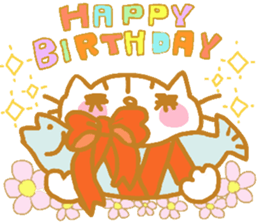 Shita-matsu Nako(bottom-eyelash Cat) sticker #8706038