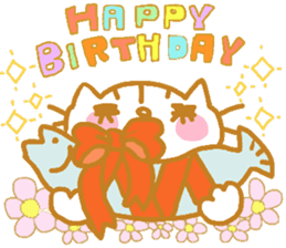 Shita-matsu Nako(bottom-eyelash Cat) sticker #8706038