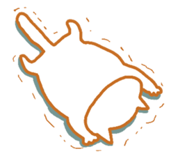 Shita-matsu Nako(bottom-eyelash Cat) sticker #8706042