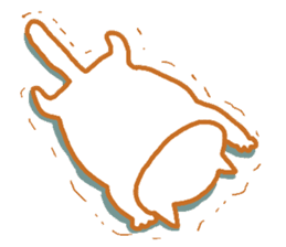 Shita-matsu Nako(bottom-eyelash Cat) sticker #8706042