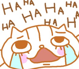 Shita-matsu Nako(bottom-eyelash Cat) sticker #8706043