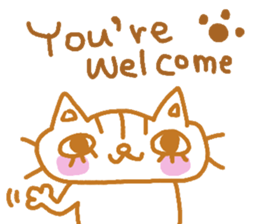 Shita-matsu Nako(bottom-eyelash Cat) sticker #8706045