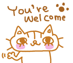 Shita-matsu Nako(bottom-eyelash Cat) sticker #8706045