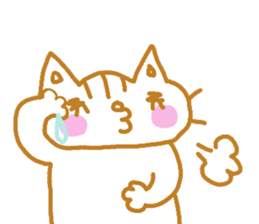 Shita-matsu Nako(bottom-eyelash Cat) sticker #8706046