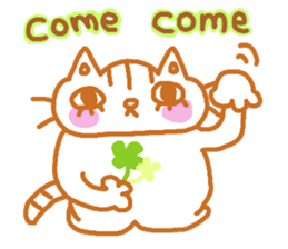 Shita-matsu Nako(bottom-eyelash Cat) sticker #8706047