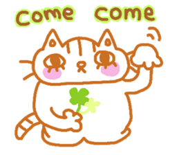 Shita-matsu Nako(bottom-eyelash Cat) sticker #8706047
