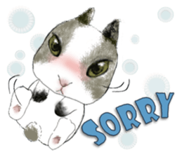 When the beagle meets the little rabbit sticker #8706153