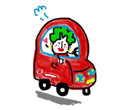 Vegetable woman sticker #8706449