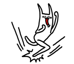 Cat was written. sticker #8706928