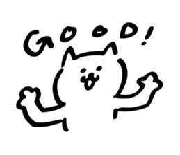 The Kawaii Cat sticker #8707310